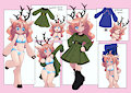 Antlered Lady Fashion