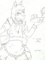 [Gift] Maid Coyotka~ by coyotek