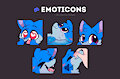 💖 Emoticons for the Ukrainian furry server! Character - Painted fox | It was a pleasure to work on t by Lomtik