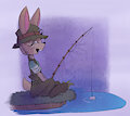 Cute Skye Fishing by scrambledEve