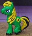 Skunkrocker Blind bag pony custom (Left) by CheshireDrago