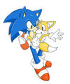 Sonic & Classic Tails by zehn