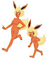 Ryo-ohki style Eeveelutions - Part 1