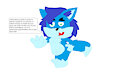 Anthonitecus Admires his Blue Wolfy body to his Audience