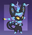 Candle The Meowstic (adopt from Kitsuakari) by AliceTheSnowpix