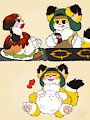 My boifwen iz hungy tonight~~ by AkayCat