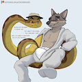 Wolf and Snake