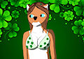 2023 Saint Patrick's day pict Kit in clover bra