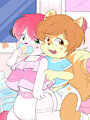 Diapered friends by RickSoftpaw