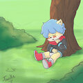 Sleepy boy by RhanMidfist