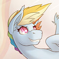 Rainbow Dash doing Rainbow Dash things by NSFWCocaine