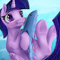Twilight with Shark Plushie by NixWorld