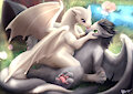 A lovely pair of dragons~ 🐉💕🐉