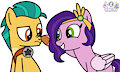 Pipp Petal boops Hitch's snout by SebGroupArts2009
