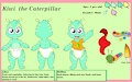 Kiwi Caterpillar Reference sheet