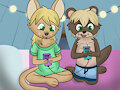 Late Night Gaming by skyflys