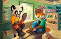 Shoe Store by pandapaco