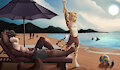Beach Day by CJWolf