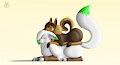 snuggle time <3 by PawRoniK