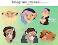 Telegram stickers for Avi J part 4