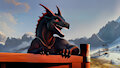Delight in Winter's Warmth by DragonStudio