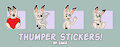 thumper sticker set