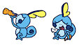 Sobble Drinking Lucozade