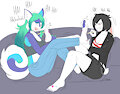 Commission: An art session