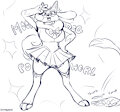Sketch - Doggette Moon Power by Bahnbahn