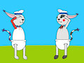 Sailor gato in training.