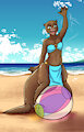 BlackbloodQueen - Beach pup by Ruathan
