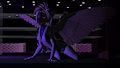 Blacklight panda by silverpetdragon