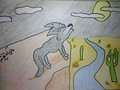 howling under the moon