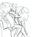 Sketch: smoochy faces