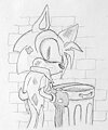 El weon de la basura by LittleDogDrawings