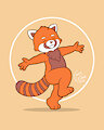 Red Panda Snoopydance by Cobalt