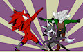 Tha bad boys "ginyu force pose" by ZeroTheWolfOmega