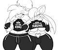 MY KING/ MY THRONE (Art Gift for Zoothen) by DHX2KArtz