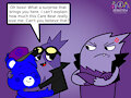 Bluster doesn't believe in Robbie and Creative Bear friendship by SebGroupArts2009
