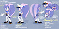 Dess's ref sheet by Aquabayy