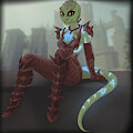 My ESO Argonian Scarlett Scalen by icedragon1415