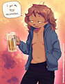 Comfy Clothes and a Drink by Saucy