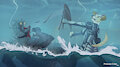 Weird Kaiju fight