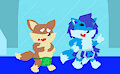 Anthonitecus and Astraligor Adventuring on Anton's Ice Bastion