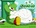 Fat Yoshi by TaiRedFox
