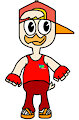Huey Duck in Disney XD Warriors Uniform