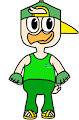 Louie Duck in Disney XD Warriors Uniform