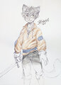 Sketch - Fencer by RaineShadowpaw