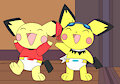 Happy Pichu Waving
