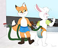 Pool Prank by Bunnyoffuzz